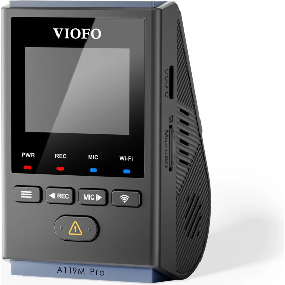 Viofo Dash Cam A119 M Pro 4K - 30fps, Sony Starvis 2, Wifi 6, Gps - (VIOFO-A119-M-PRO-4K)