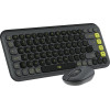 Logitech Keyboard/Mouse Pop Icon Combo Graphite - (920-013140)