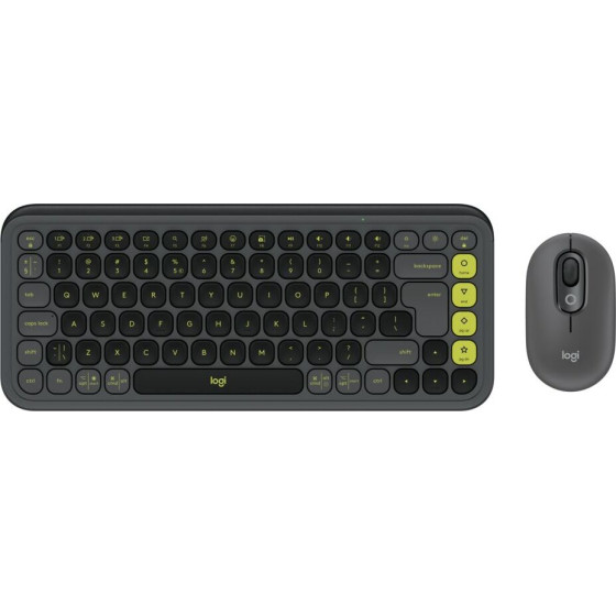 Logitech Keyboard/Mouse Pop Icon Combo Graphite - (920-013140)