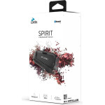 cardo Spirit Motorcycle Intercom 2 Channels 400 m Black - (SPRT0001)