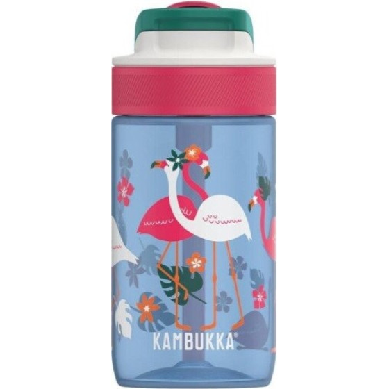 Kambukka Lagoon 400ml Blue Flamingo Baby Water Bottle - (11-04052)