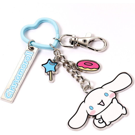 Carat Shop Hello Kitty - Cinnamoroll Keyring With Charms (HKKR0019)