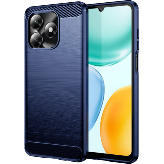 Techsuit - Carbon Silicone - Honor X5c Plus - Blue