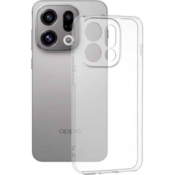 Techsuit - Clear Silicone - Oppo Find X9 - Transparent