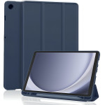 Techsuit - Flex Trifold (With Pencil Holder) - Samsung Galaxy Tab A11 / A9 - Dark Blue