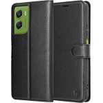 Techsuit - Leather Folio - Motorola Moto G06 - Black