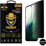 Idol 1991 Tempered Glass Xiaomi Redmi 15 5G 6.9'' 9H 0.25mm Privacy Antispy Semi Curved Full Glue BLACK