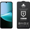Idol 1991 Tempered Glass Xiaomi Redmi 15C 5G 6.9'' 9H 0.25mm Titanium Semi Curved Full Glue BLACK