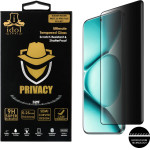 Idol 1991 Tempered Glass Xiaomi Redmi Note 15 Pro Plus 5G 6.83'' 9H 0.25mm Privacy Antispy 3D Semi Curved Edge Glue BLACK