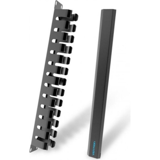 Vention 1U Cable Manager Black - (KHAB0)