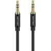 Vention 3.5mm Male To Male Audio Cable 1.5M Black Aluminum Alloy Type - (BAXBG)