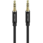 Vention 3.5mm Male To Male Audio Cable 1.5M Black Aluminum Alloy Type - (BAXBG)
