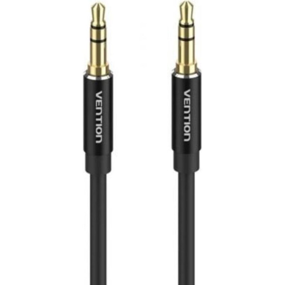 Vention 3.5mm Male To Male Audio Cable 1.5M Black Aluminum Alloy Type - (BAXBG)