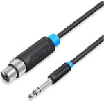 Vention 6.5mm Male To Xlr Female Audio Cable 15M Black - (BBEBN)