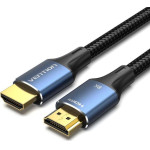 Vention Cotton Braided 8K Hdmi Male To Male Cable 1.5M Blue Aluminum Alloy Type - (ALGLG)