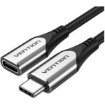 Vention Cotton Braided Type-C 3.1 Extension Cable 0.5M Gray - (TABHD)