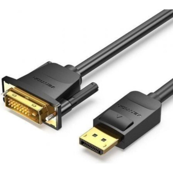 Vention Displayport To Dvi Cable 1M Black - (HAFBF)