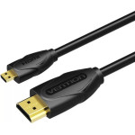 Vention Micro Hdmi To Hdmi Cable 1M Black - (VAA-D03-B100)
