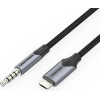 Vention Micro Usb Male To Trrs 3.5mm Male Audio Cable 1M Black - (BDGBF)
