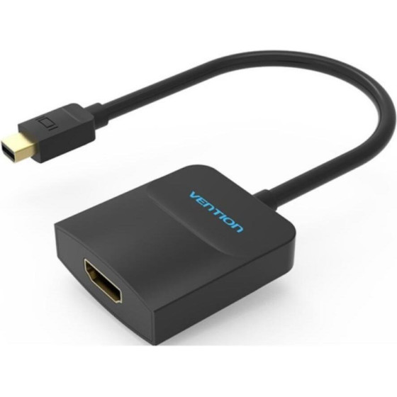 Vention Mini Displayport To Hdmi Converter 0.15M Black - (HBCBB)