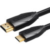 Vention Mini Hdmi To Hdmi Cable 1M Black - (VAA-D02-B100)