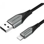 Vention Nylon Braided Usb 2.0 A To Lightning 2.4A Cable 2M Purple Aluminum Alloy Type MFi-Certified - (LABVH)