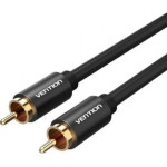 Vention Rca Coaxial Audio/Video Cable 1M Black Aluminum Alloy Type - (VAB-R09-B100)