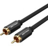 Vention Rca Coaxial Audio/Video Cable 2M Black Aluminum Alloy Type - (VAB-R09-B200)