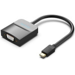 Vention Type-C To Vga Adapter 0.15M Black Abs Type - (TDDBB)