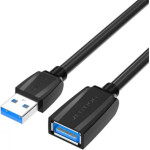 Vention Usb 3.0 Extension Cable 1M Black - (VAS-A45-B100)