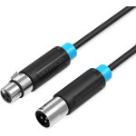 Vention Xlr Audio Extension Cable 2M Black - (BBFBH)