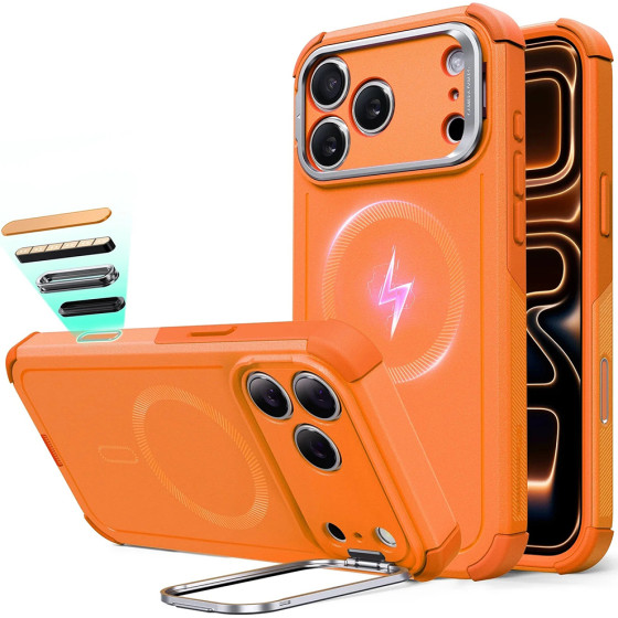 ESR - Cyber Armor Kickstand - Iphone 17 Pro Max - Orange