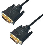 Yenkee ������� Dvi �� Dvi DVI-D Version 4K/30Hz Gold Plated Black 2m - (Yvc 02)