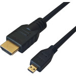 Yenkee ������� Hdmi �� Micro Hdmi 2.0 4K/60Hz Gold Plated ����� 1.5m - (Ych 315)