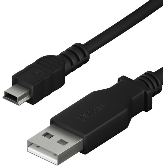 Yenkee ������� �������� USB-A �� Mini Usb 2.0 480MBps 1.5m - (Ycu 010)
