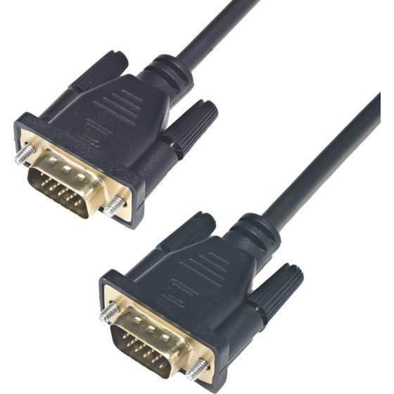 Yenkee ������� Vga �� Vga 1080p/60Hz Gold Plated Black 1.5m - (Yvc 05)