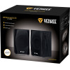 Yenkee Stereo ����� 2.0 5W �� ������ ������� ��� ������ �������� ���� USB-A ����� - (Ysp 2010BK)