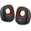 Yenkee Stereo Mini ����� 2.0 6W ������ �������� ���� USB-A ����� - (Ysp 2001BK)