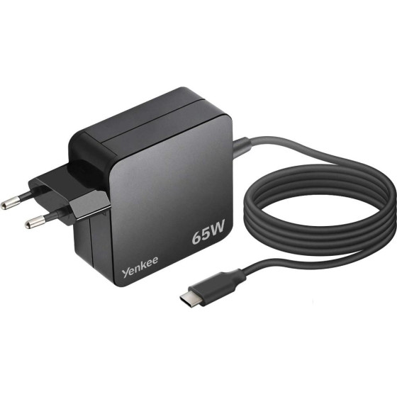 Yenkee Universal ��������� PD65W �� USB-C ������� ��� Smartphones / Tablets And Laptops 1.8m - (Yau C65)
