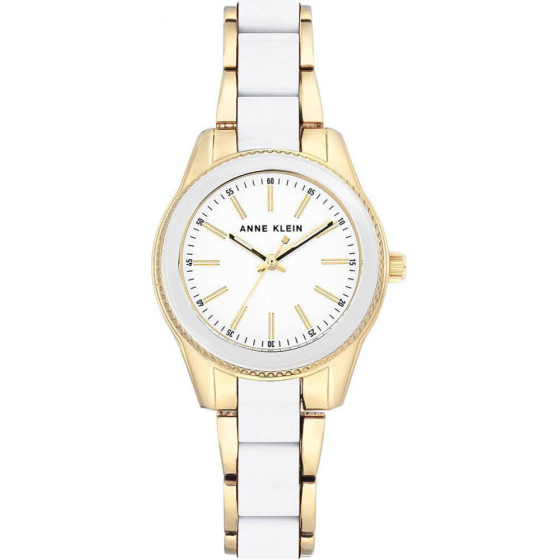 Anne Klein Gold-Tone WOMEN'S Watch AK-3212WTgb + Box - (AK3212WTGB)
