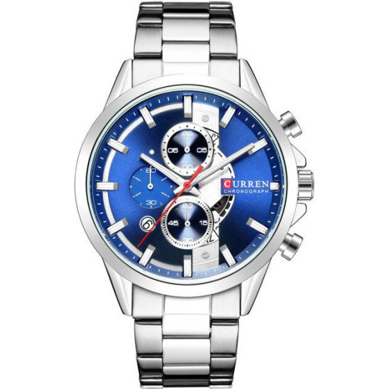Curren 8325 MEN'S Watch (zc021b) - Chronograph - (8325 bracelet)