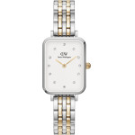Daniel Wellington Women's Watch Quadro Lumine 5-Link two-Tone 20mm + Box (zw519f) - (DW00100625)