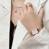 Daniel Wellington Women's Watch Quadro Pressed Melrose Pearl 20mm + Box (zw505o) - (DW00100510)