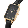 Daniel Wellington Women's Watch Quadro Pressed Sheffield Gold 20mm + Box - (DW00100560)