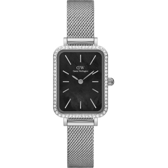 Daniel Wellington Women's Watch Quadro Silver Mesh + Box (zw519k) - (DW00100667)