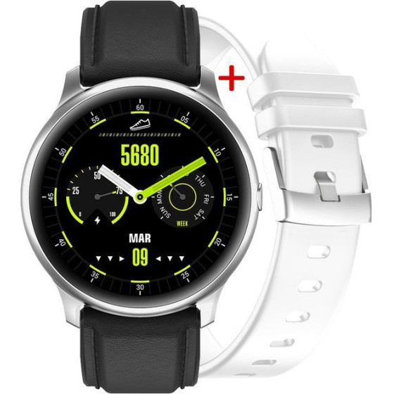 G. Rossi MEN'S Smartwatch G.RSWSF1-3C1-1 silver/Black + Extra Passage (sg003a) - (SF1-3C1-1)