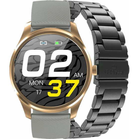 G. Rossi MEN'S Smartwatch gold/Gray + Additional Bransolet (sg007e) - (SW012-5)