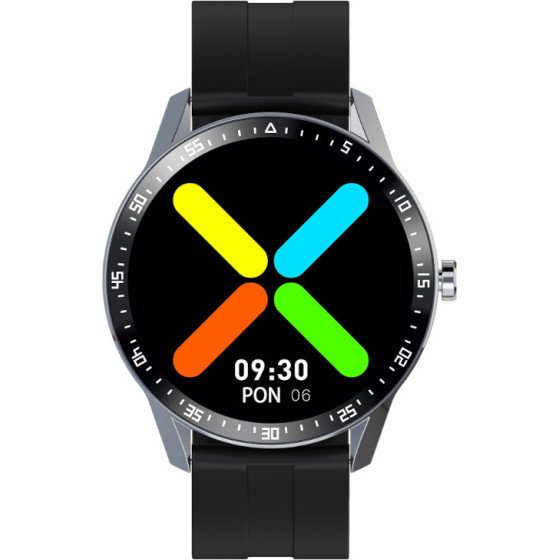G. Rossi MEN'S Smartwatch silver/Black (sg012a) Own Dials - (SW018-1)