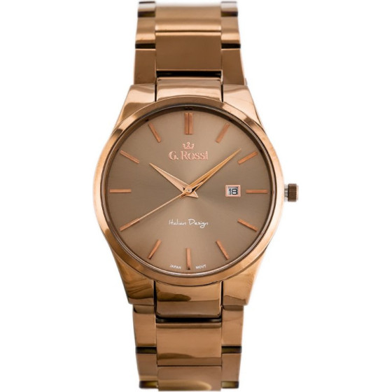 G. Rossi Watch - (zg259f) Brown + Box - (8245B2-2B3)