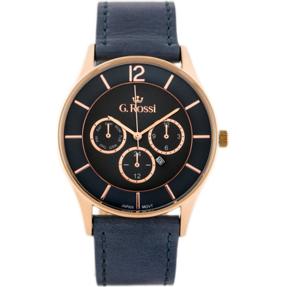 G. Rossi Watch - 7028A (zg205f) + Box - (7028A-6F3)